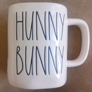 Hunny bunny Rae Dunn mug pink inside